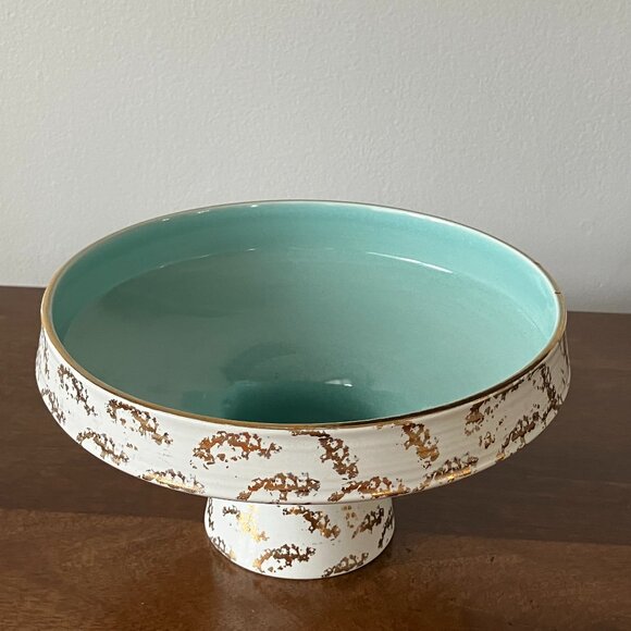 James Kent Minster England Old Foley Compote Bowl Pedestal Serving Dish - Picture 9 of 12